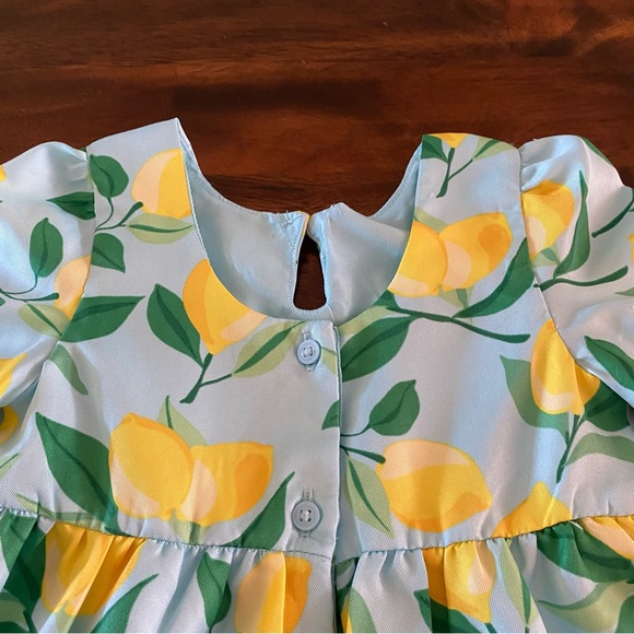 Janie and Jack Lemon Dress - Picture 9 of 10